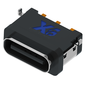 XB-TYPE C 3P sink plate waterproof base type B (with steel sheet) (foot protection housing 2-pin plug board, terminal SMT)